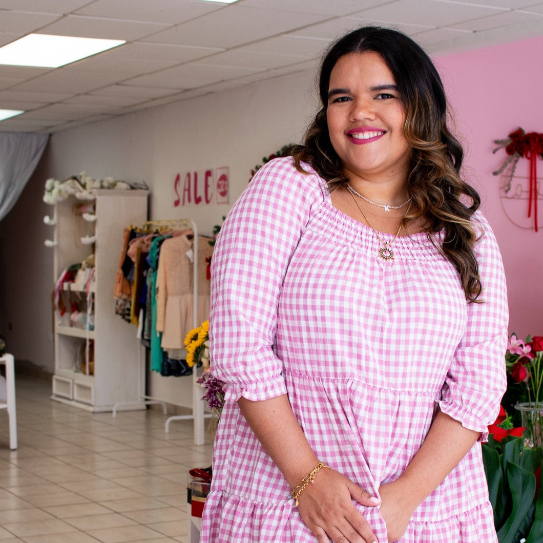 Pink Suculenta Dress